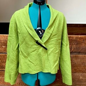 Oska Boiled Wool Loose Fit Minimalist Jacket